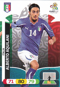 Alberto Aquilani Italy Panini UEFA EURO 2012 #123